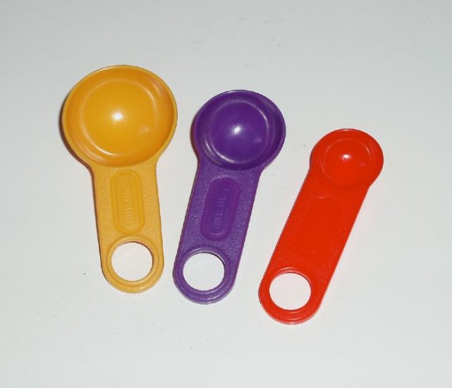 Little Tikes Kitchen Pretend Play Measuring Spoons EUC