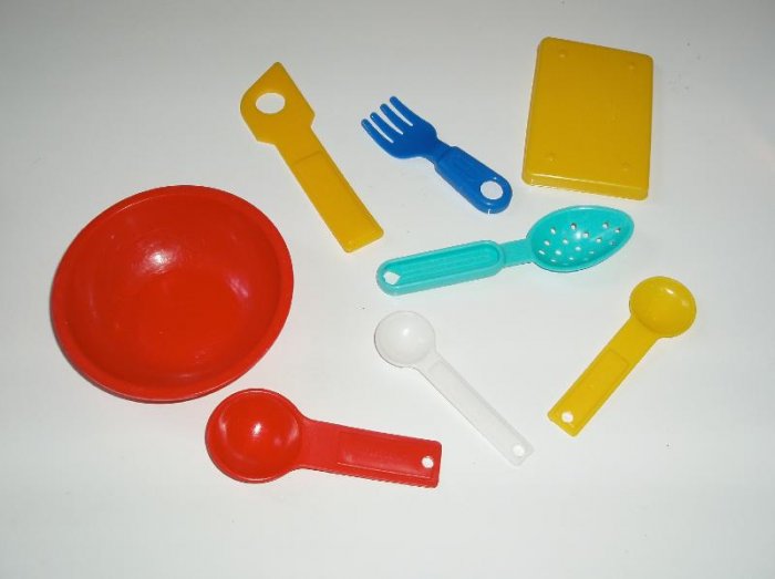 Lot childs Kitchen Pretend Preschool Dishes