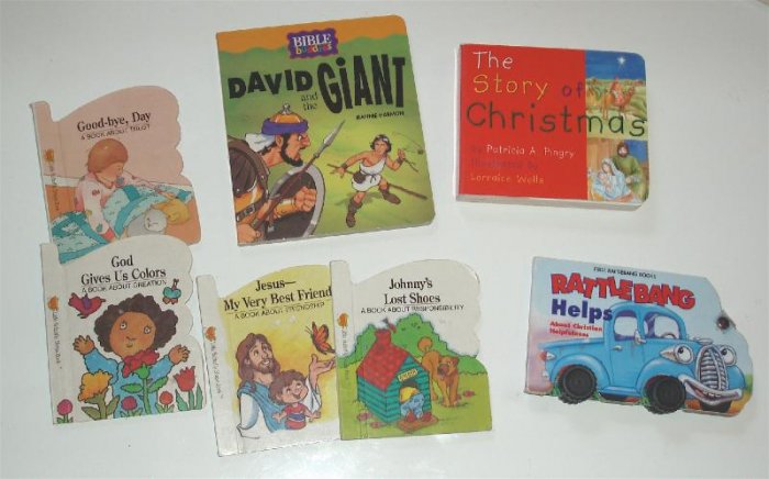 Christian Lot of Baby Board Books Toddler EUC
