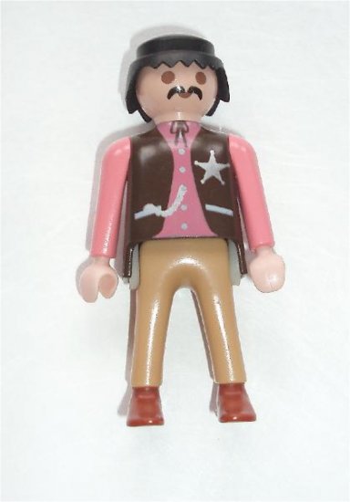 Playmobil Man Western Town Sherriff Figure Minty