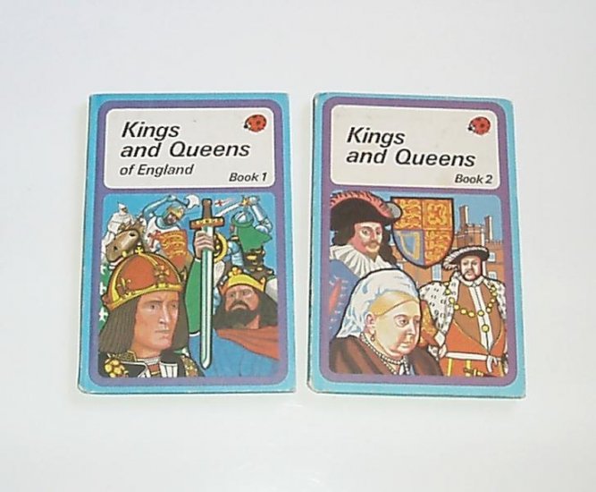 Kings and Queens of England book Ladybug lot EUC