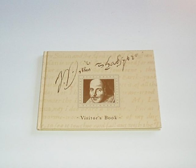 William Shakespeare Party B & B Guest Book NEW
