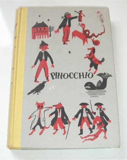 Pinnocchio Hard Back Childrens Reading Book 1955