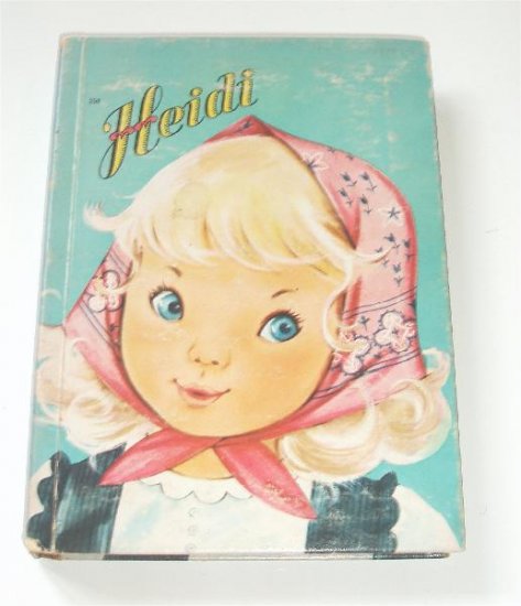 Heidi Hard Back Childrens Book reading Story 1943
