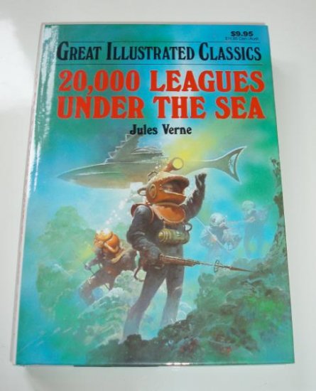 20,000 Leauges Under the Sea Jules Verne HB Book Illustrated