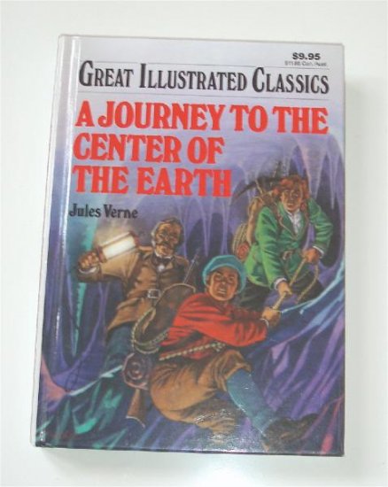 Journey to the Center of the Earth Jules Verne Book Illustrated