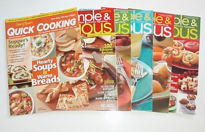 Taste Of Home Quick Cooking 2006 Complete year EUC