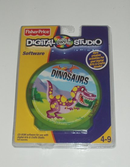Fisher Price Digital Arts Crafts Studio Software Dinosaur