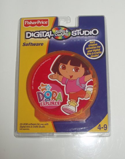 Fisher Price Digital Arts Crafts Studio Software Dora the Explorer