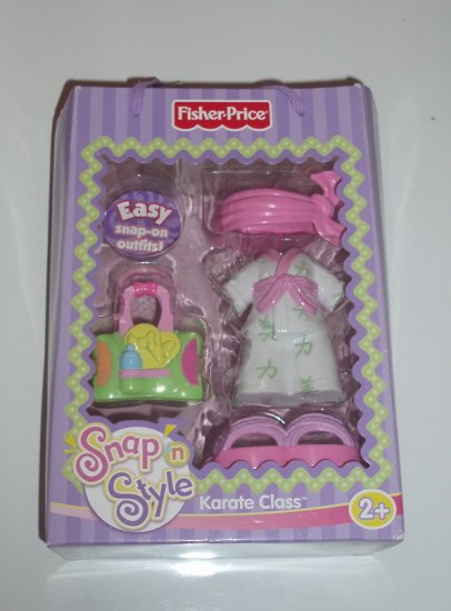 Fisher Price Snap n Style Karate Class Outfit