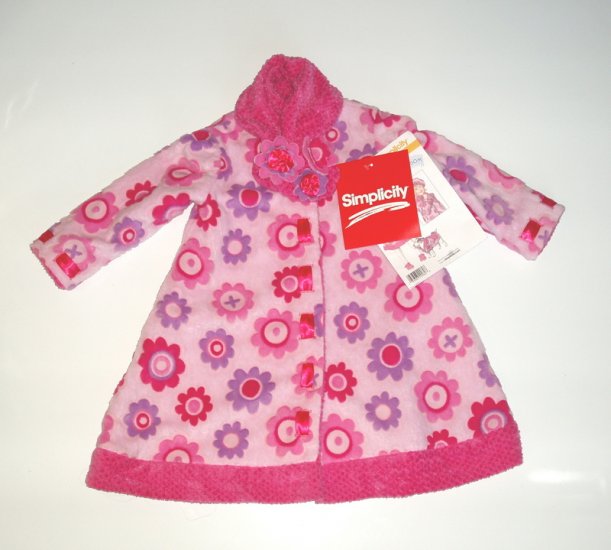 Daisy Kingdom Simplicity Girl Winter Fleece Coat 4