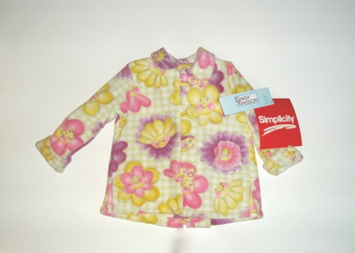 Simplicity Daisy Kingdom Girls Winter Fleece Coat 4