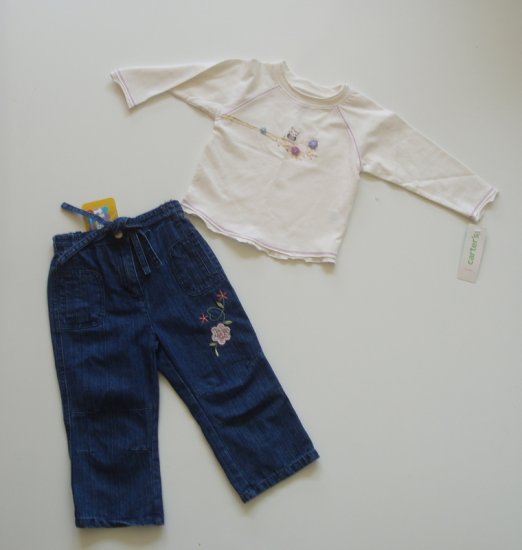 Infant Baby toddler Girl Fall shirt pants outfit 24 m