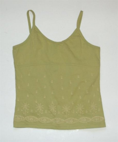 Green Gap Juniors Large Summer Tank Top Shirt EUC