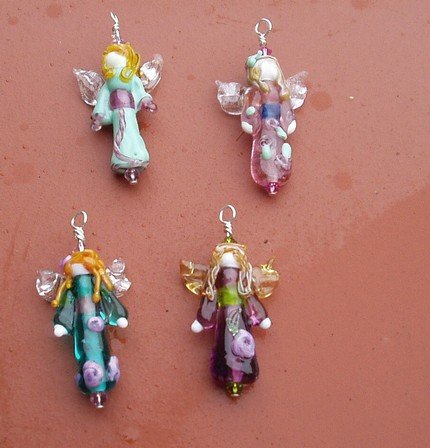 Lampwork Fairy Pendant (1)