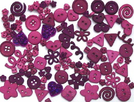 PLUM scrapbooking buttons by Dress It Up/ Jesse James (lot# 013)