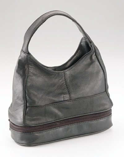 Genuine Leather Purse And Telescoping Umbrella