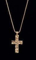 Nugget Cross Pendant