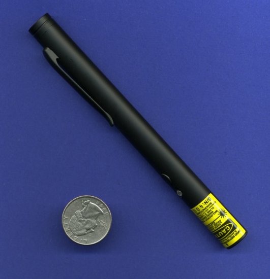 ATLASNOVA ALL BLACK Green Laser Pointer with APC; Class II