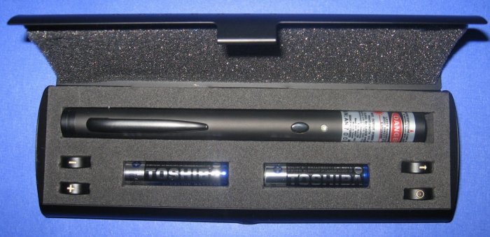 Atlasnova Green Laser Pointer with Multi Heads APC