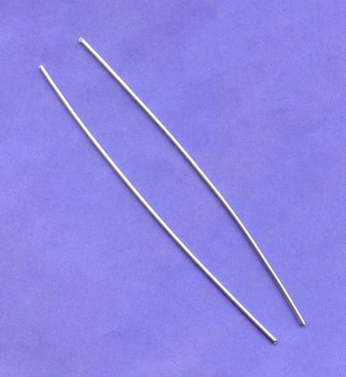Pure Silver Wire 9999 6" (2each) 12 ga by Atlasnova