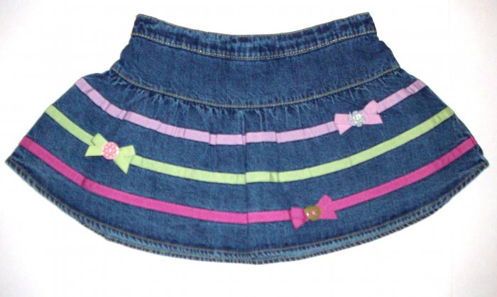 GYMBOREE NWT Imaginary Friends Denim Skirt 18-24m