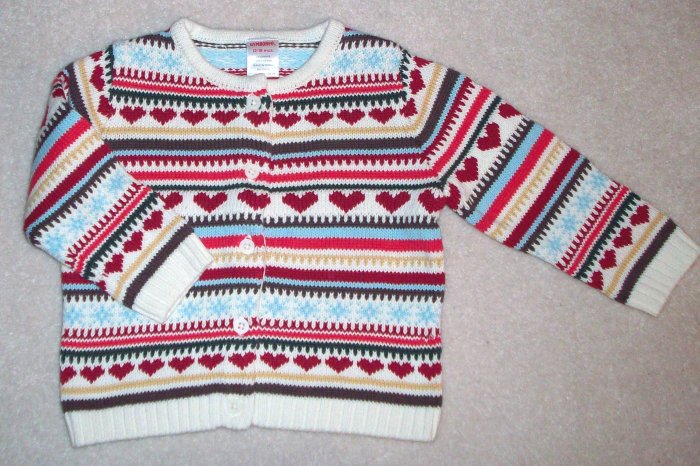 GYMBOREE NWT Mountain Cabin Sweater 12-18m
