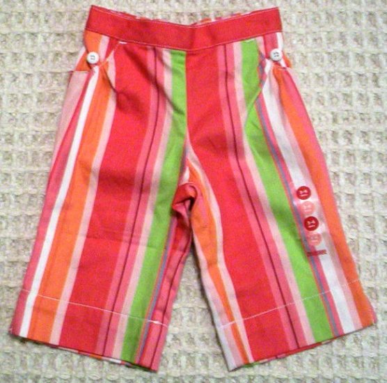 GYMBOREE NWT Sugar Cookie Stripe Pants 3-6m