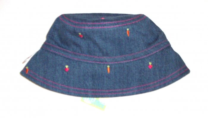 GYMBOREE NWT Grown With Love Denim Hat 18m-3T