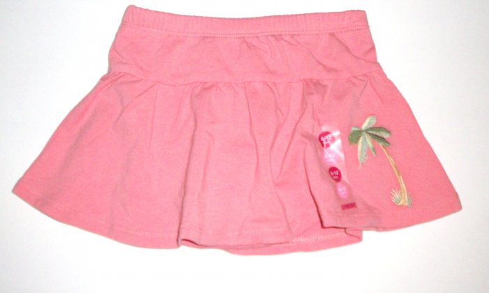 GYMBOREE NWT Aloha Wahine Pink Knit Skirt 6-12m