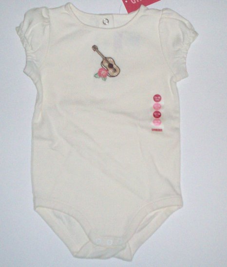 GYMBOREE NWT Aloha Wahine Guitar Bodysuit 18-24m