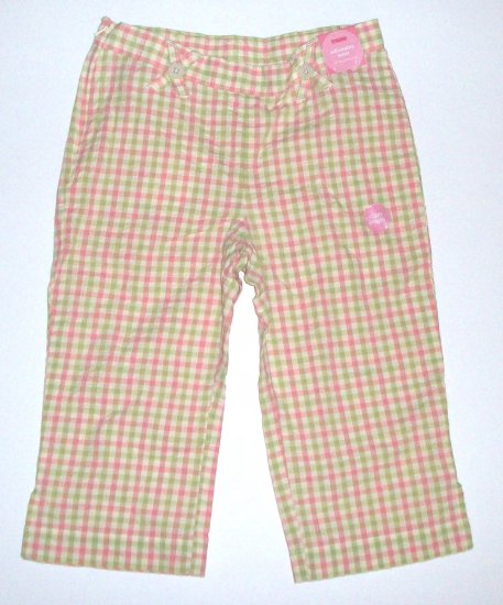GYMBOREE NWT Aloha Wahine Plaid Capris 5