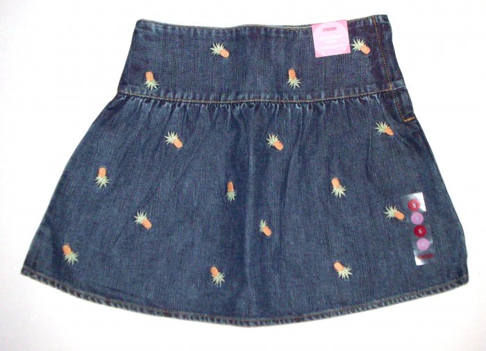 GYMBOREE NWT Aloha Wahine Denim Skirt 5