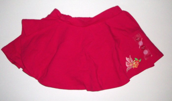 GYMBOREE NWT Tropical Paradise Red Knit Skirt 18-24m