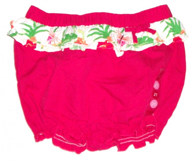 GYMBOREE NWT Tropical Paradise Red Bloomers 2T