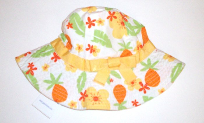 GYMBOREE NWT Pina Colada Sun Hat 0-6m