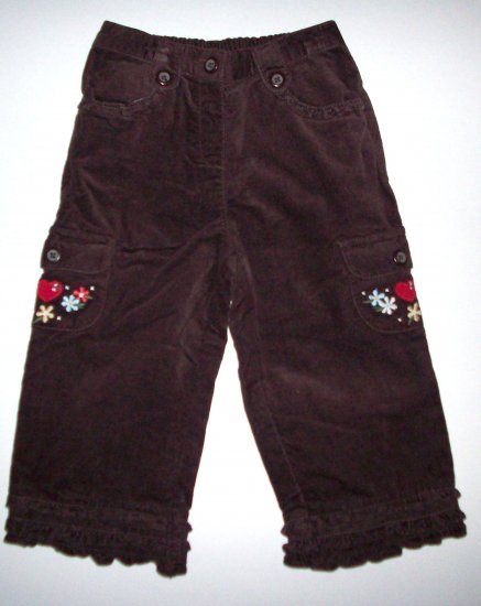 GYMBOREE NWT Mountain Cabin Brown Pants 18-24m
