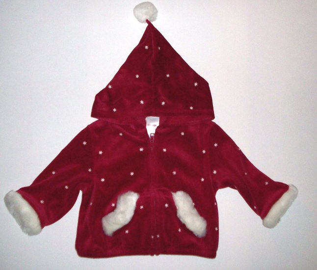 GYMBOREE NWT Mountain Cabin Velour Hoodie 18-24m