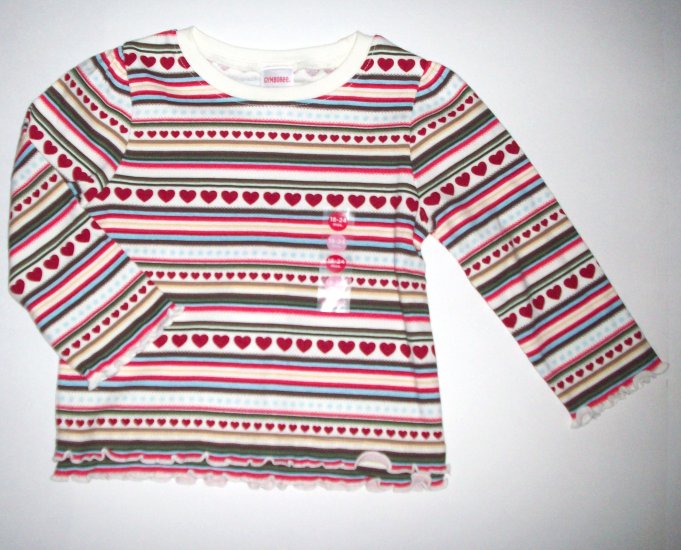 GYMBOREE NWT Mountain Cabin Ruffled Top 18-24
