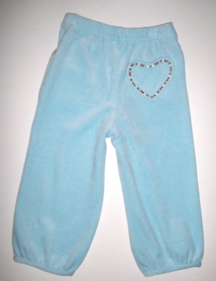 GYMBOREE NWT Mountain Cabin Blue Velour Pants 2T