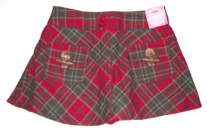 GYMBOREE NWT Mountain Cabin Plaid Skort 3
