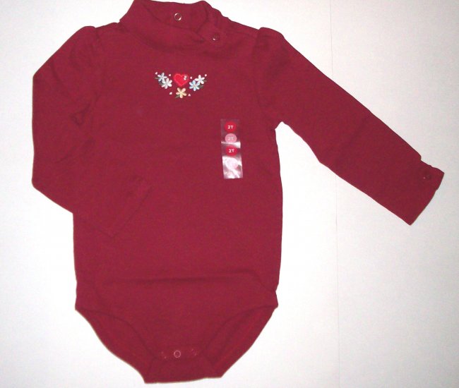 GYMBOREE NWT Mountain Cabin Red Bodysuit 3T