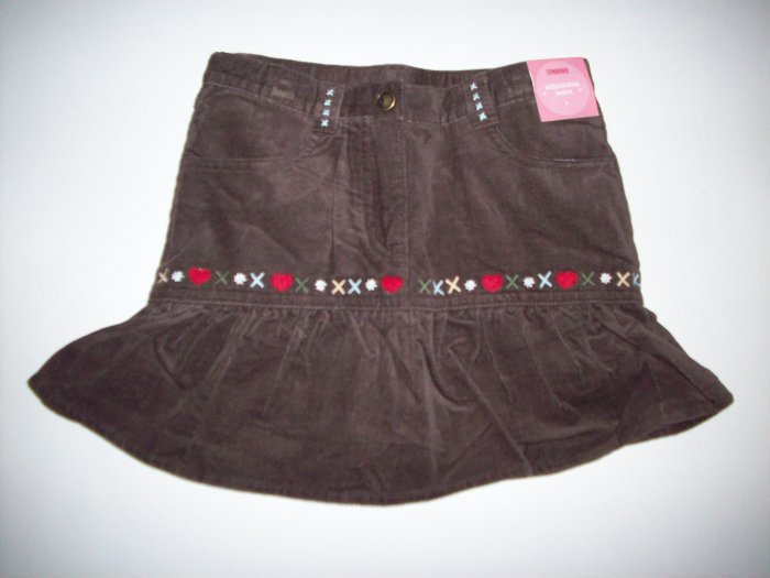 GYMBOREE NWT Mountain Cabin Brown Skort 5