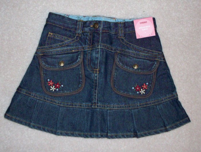 GYMBOREE NWT Mountain Cabin Denim Skirt 6