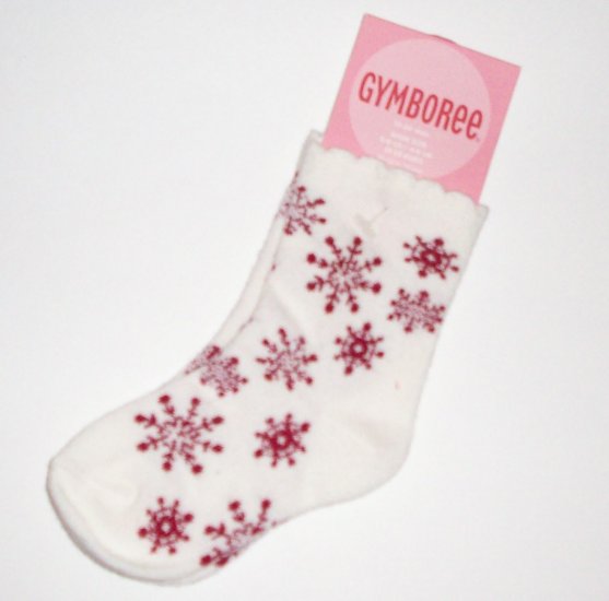 GYMBOREE NWT Mountain Cabin Snowflake Socks 12-24M
