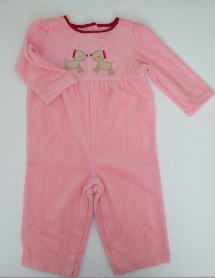 GYMBOREE NWT Colorful Village Velour Romper 6-12m