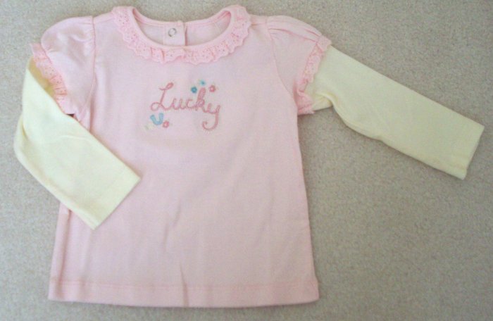 GYMBOREE Park City Luxe NWT Lucky Top HTF! 12-18 m