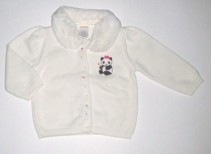 GYMBOREE NWT Little Panda Sweater 3-6m