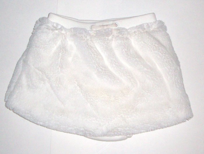 GYMBOREE NWT Snow Princess Fur Skirt 3-6m