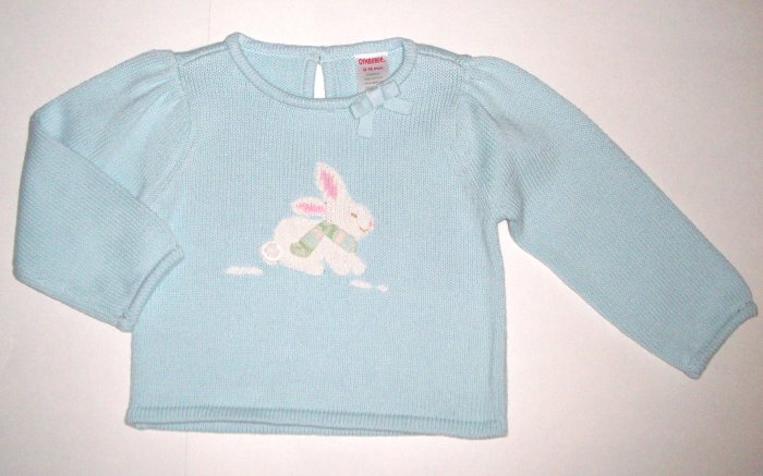 GYMBOREE NWT Snow Princess Bunny Sweater 12-18m